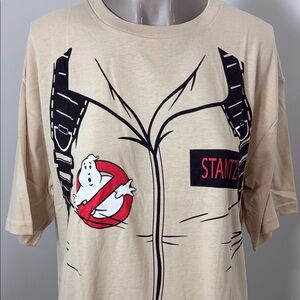 Ghostbusters Beige Graphic Tee NWT